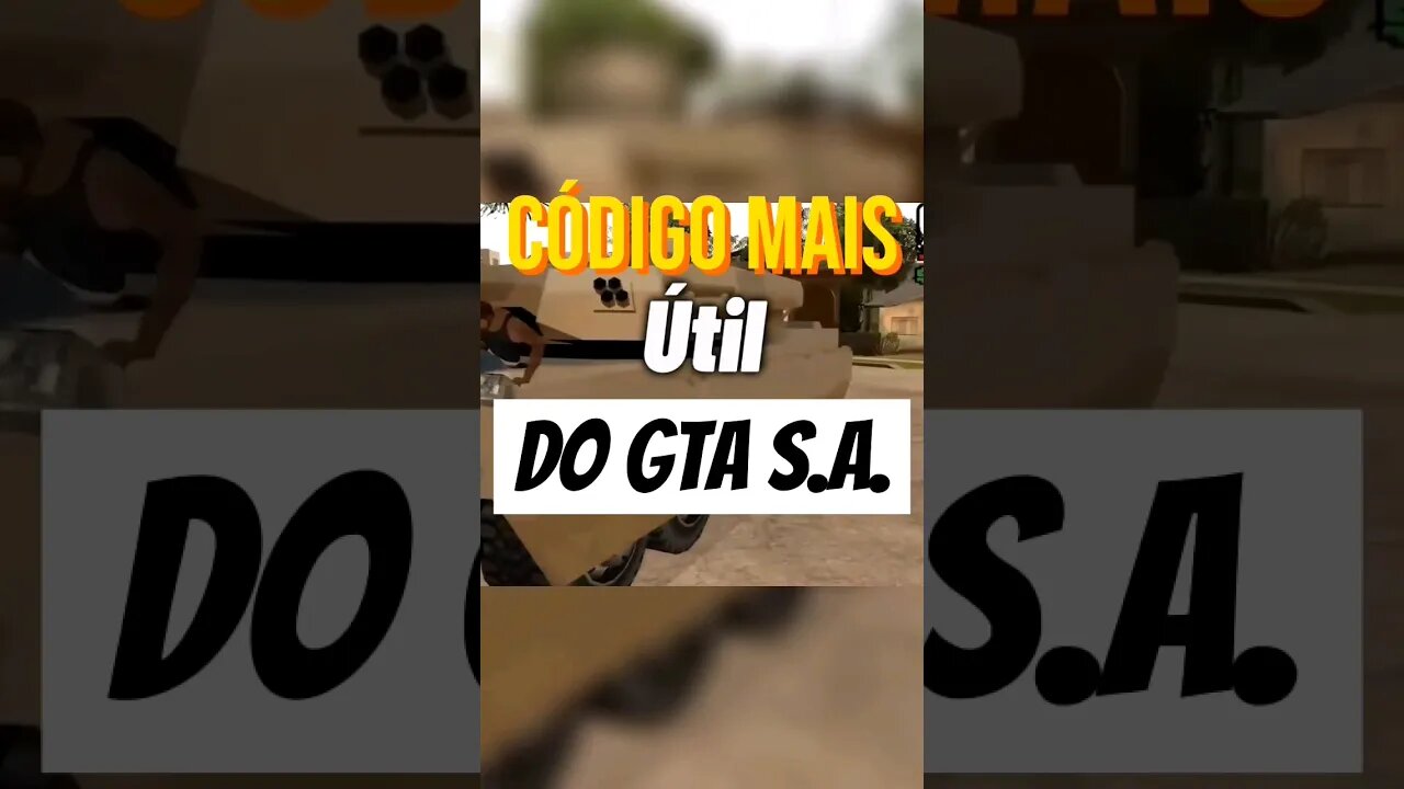 O código mais útil do GTA San Andreas #shorts