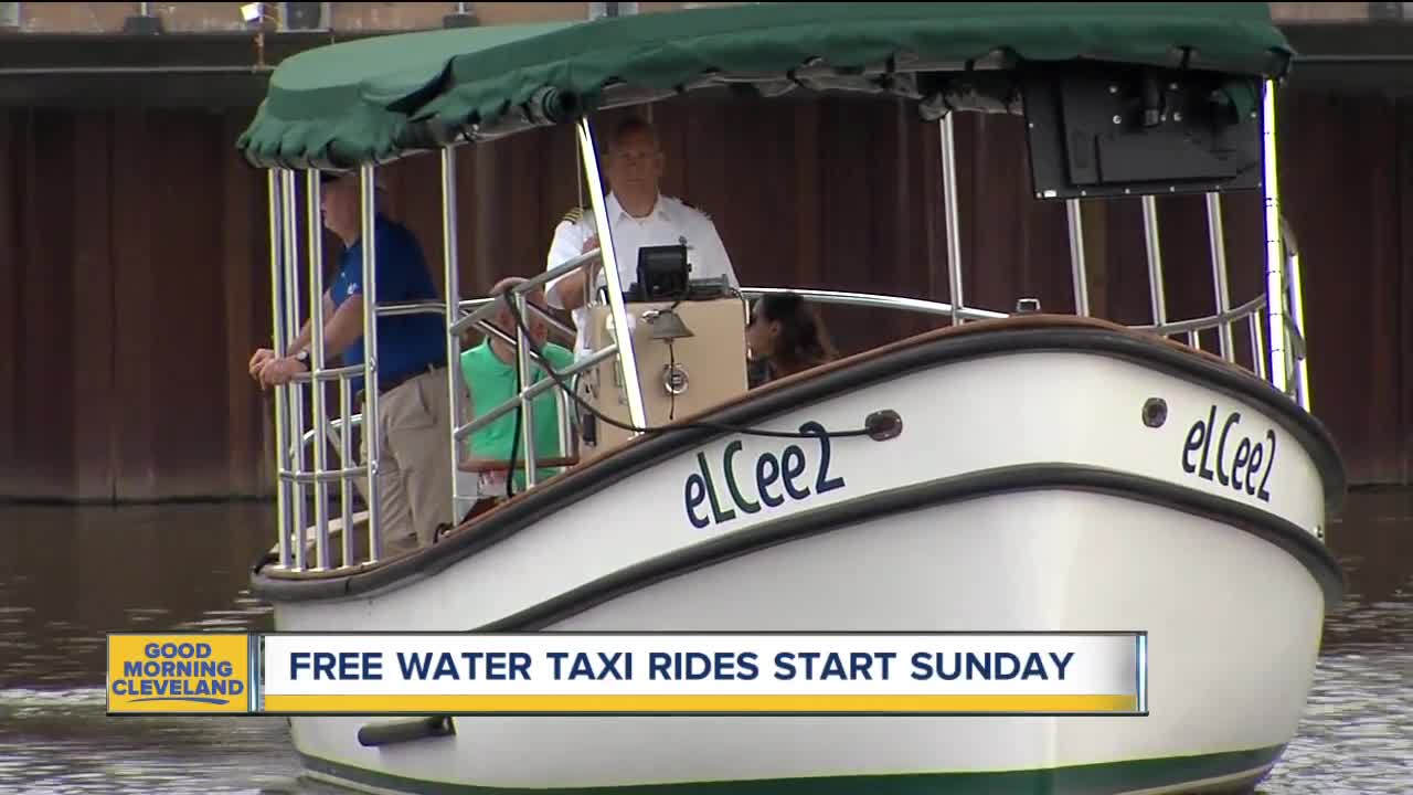 Get a free water taxi ride