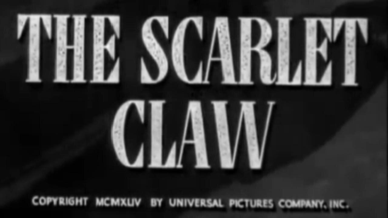 Sherlock Holmes and the Scarlet Claw (Rathbone and Bruce) 1943 B&W Film