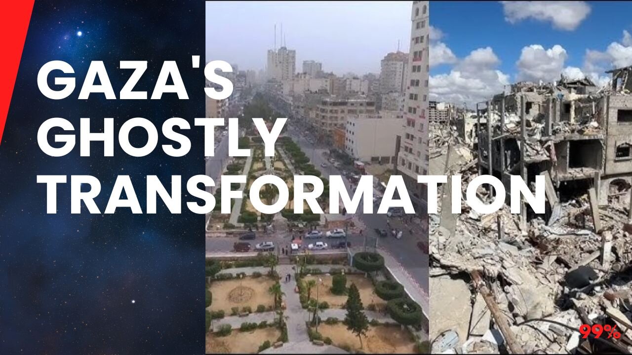 Gaza City: From Ruins to Rubble - The Unseen Before & After
