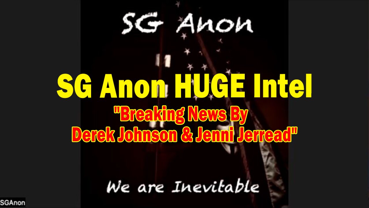 SG Anon HUGE Intel 12.13.24: "Breaking News By Derek Johnson & Jenni Jerread"