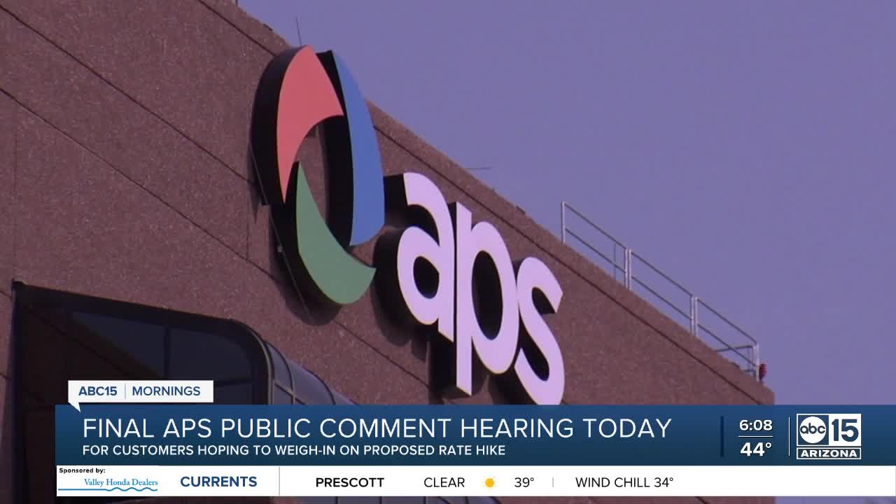 Final public comment on APS rate hike proposal to be held Thursday