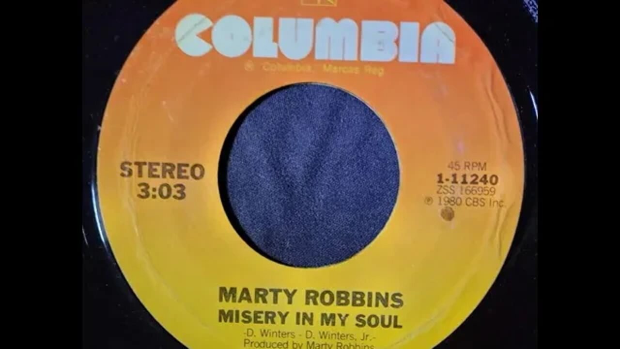 Marty Robbins - Misery in My Soul