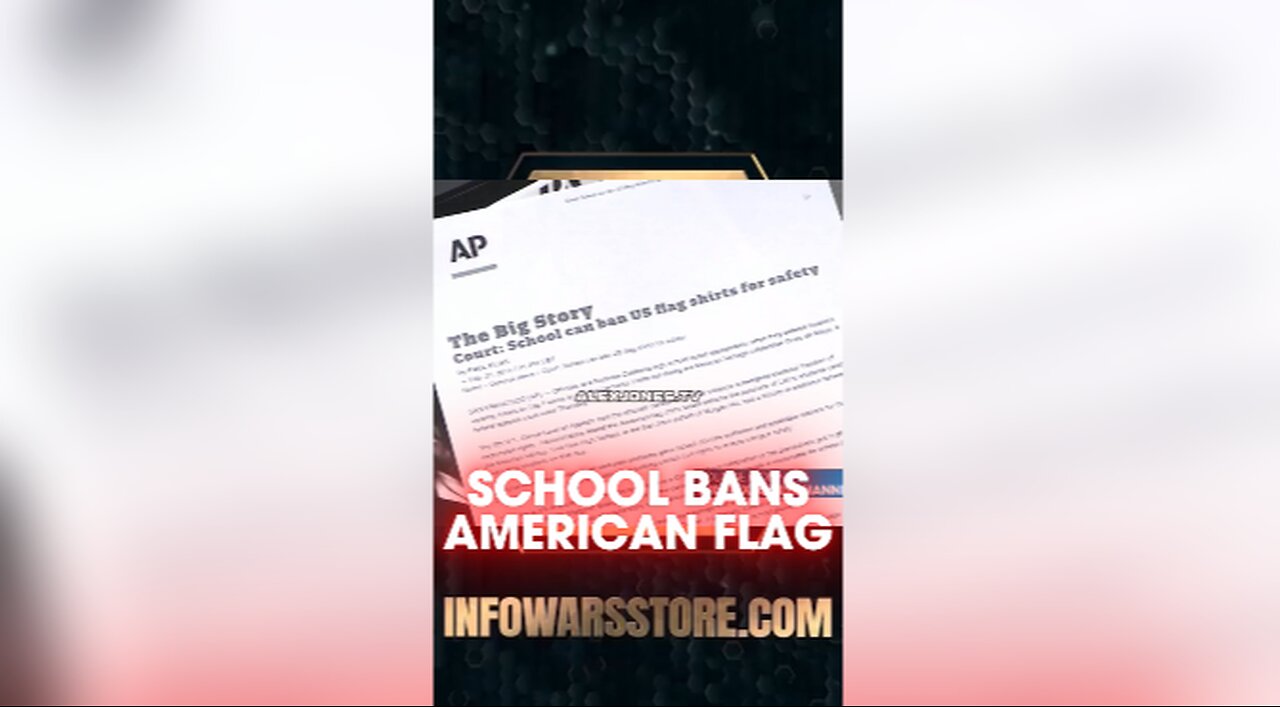 Alex Jones: School Bans American Flag Shirt For Safety - 2/28/14