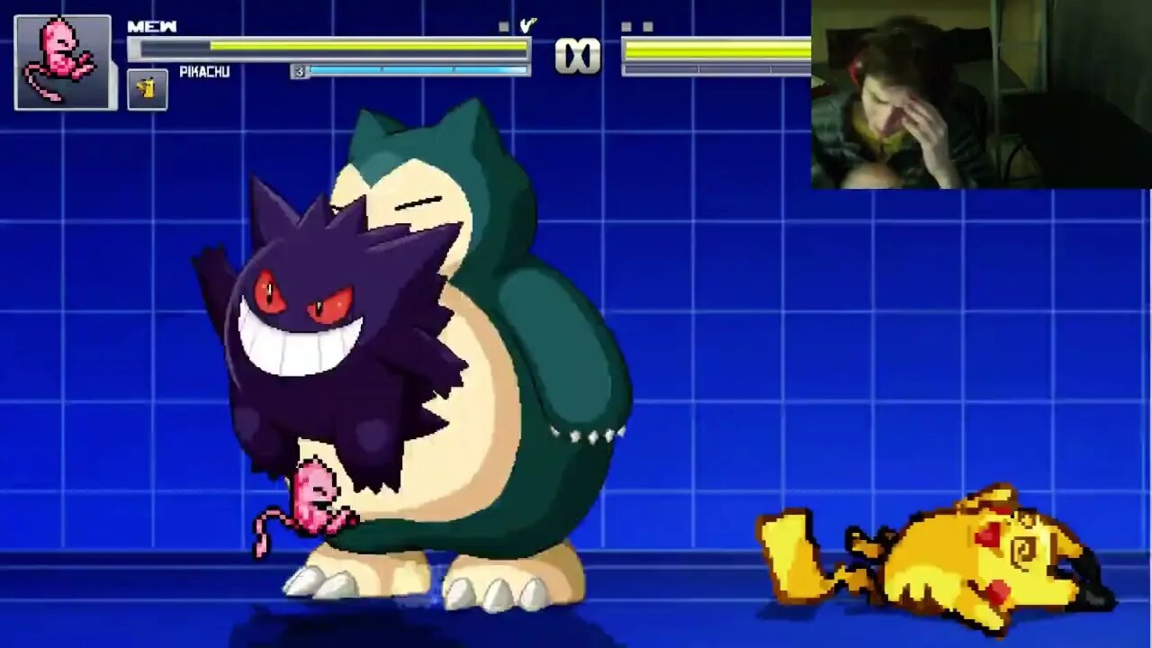 Pokemon Characters (Pikachu, Gengar, Snorlax, And Mew) VS Master Hand In An Epic Battle In MUGEN