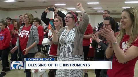 Blessing of the instruments before Dyngus Day