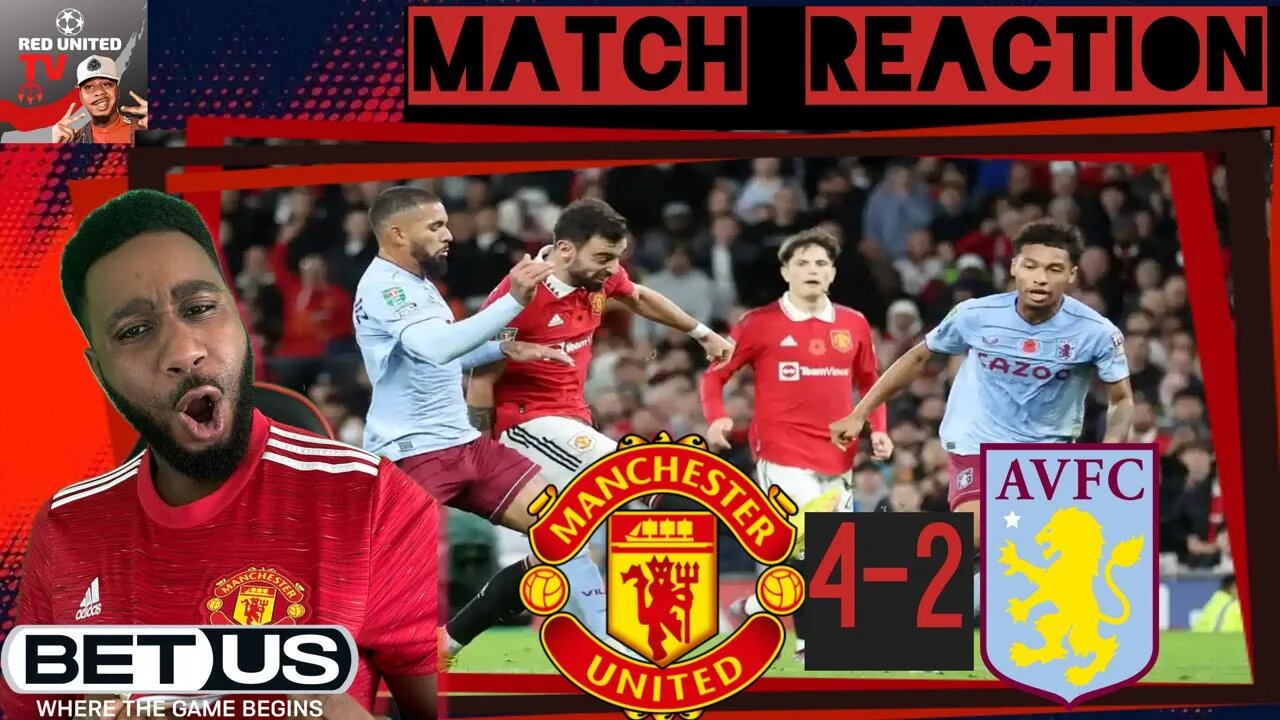 Manchester United 4-2 Aston Villa Carabao Cup - Ivorian Spice Reacts