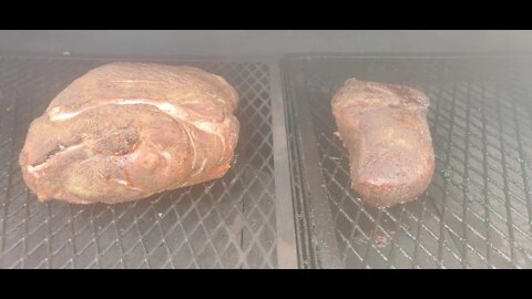 Wagyu Chuck Roast and Pork Shoulder