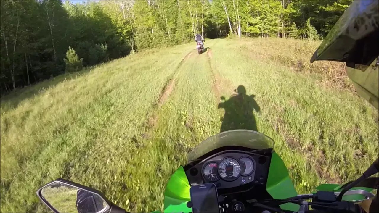 KLR650 XC800 North Woods Adventure Ride Part 1