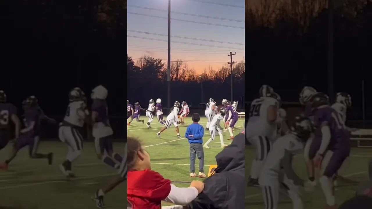 BAD PUNT TURN INTO FIRST DOWN🔥😤❗️ #americanfootball #viral #semiprofootball #va #football #shorts