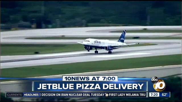 JetBlue delivering pizza?