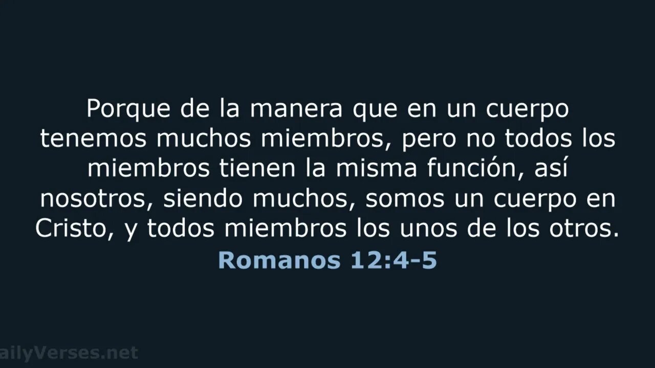 Los dones del Espíritu y el cuerpo de Cristo. Romanos 12:3-8 #devocionaldiario #devocional