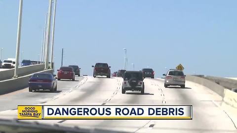 Dangerous road debris littering Florida highways putting thousands of at risk daily