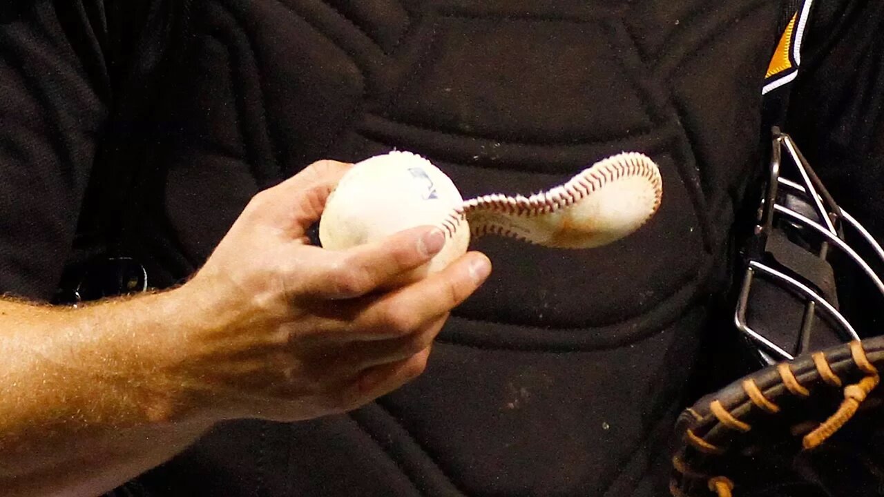 MLB Players Ripping Cover Off Baseball (HD)