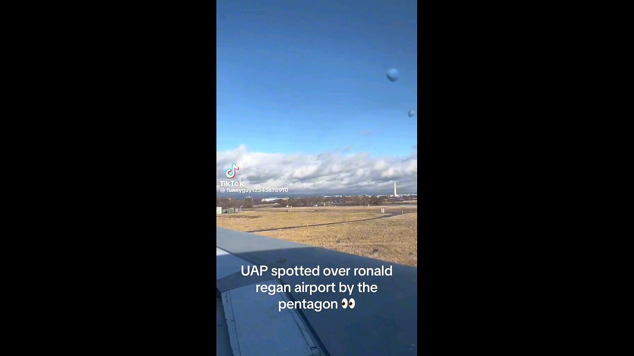 Uap spotted over Ronald Reagan Airport