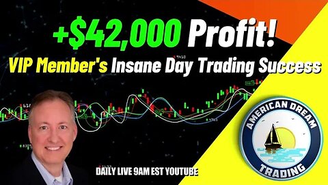 VIP Member's Journey To Insane Profit - +$42,000 Day Trading Success In The Stock Market