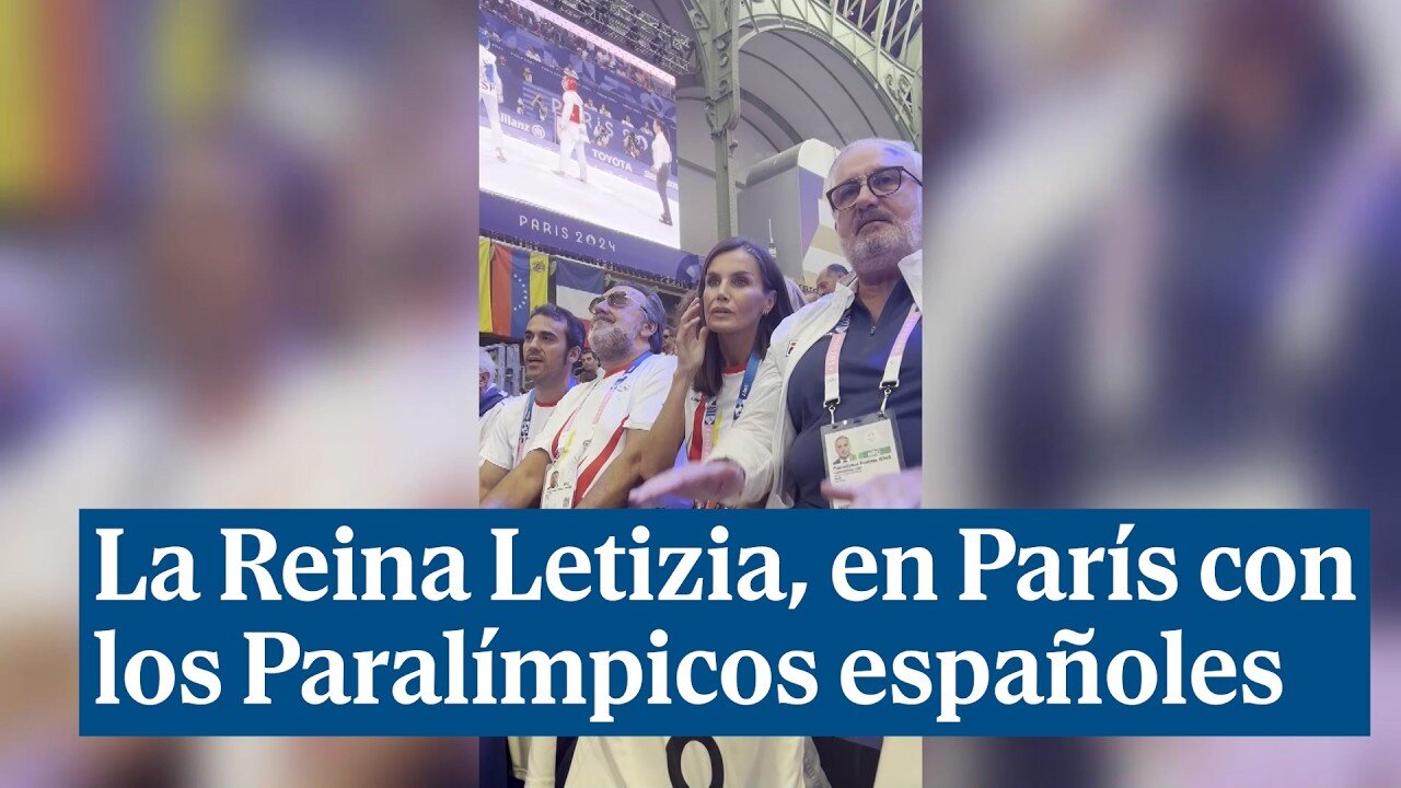 La Reina Letizia vive cada competición de los deportistas españoles en los Juegos Paralímpicos