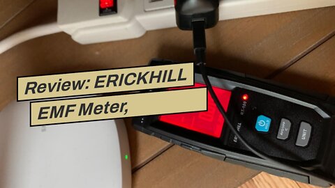 Review: ERICKHILL EMF Meter, Rechargeable Digital Electromagnetic Field Radiation Detector Hand...