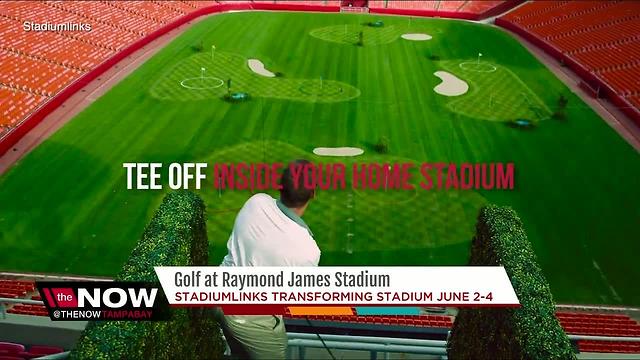 Calling all golfers: here's your chance to tee off at Raymond James Stadium