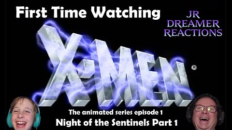 Father and Son First Time Watching X-Men The Animated Series Night of the Sentinels Part 1 reaction