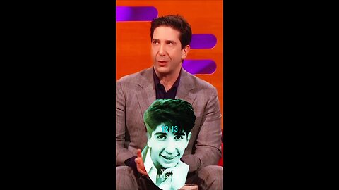 David Schwimmer's first attempt at shaving…