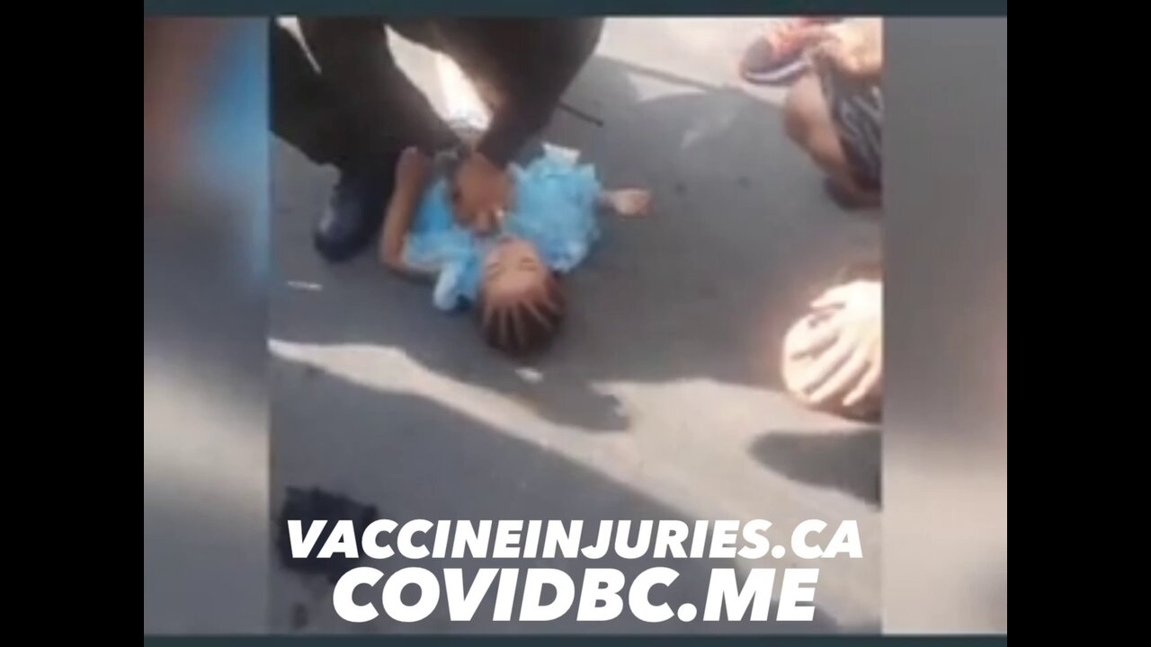 Colombia: a 3-year-old girl suffers a heart attack while playing in the street 💉💉💉