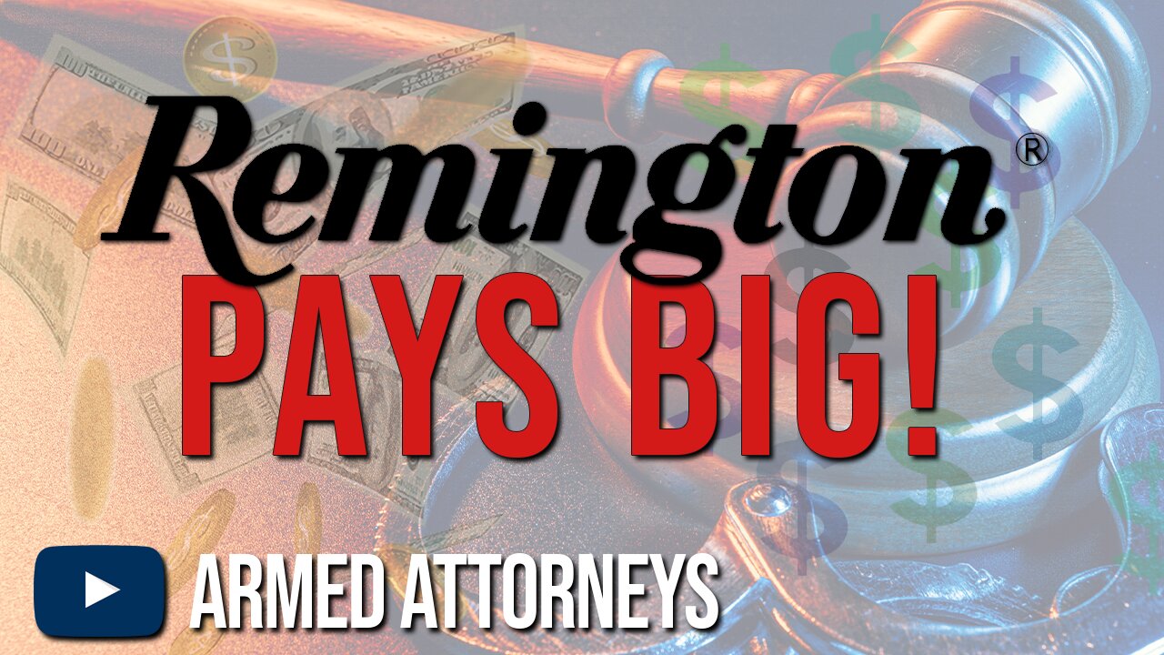 Breaking News - Remington Settles Lawsuit with Sandy Hook Families [PLCAA Upset]