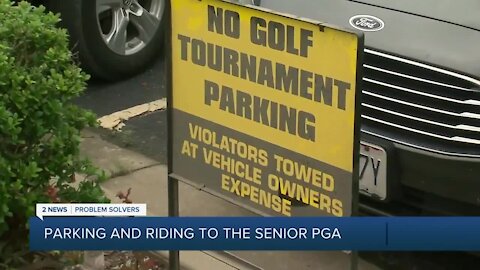 Limited parking options for Senior PGA