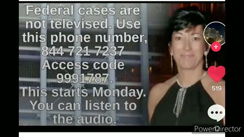 Ghislaine Maxwell TRIAL I have not verified this info #ladyepstein #GhislaineMaxwell