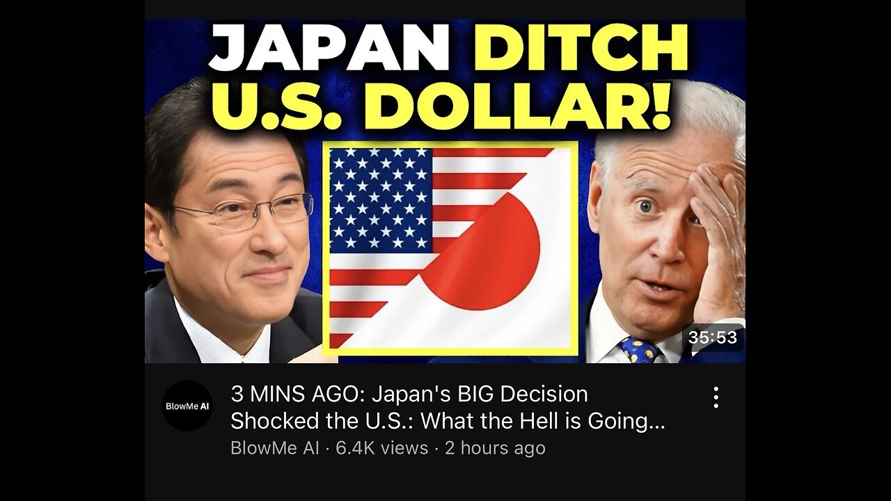 Japan Ditch US Dollar