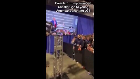Pres Trump arrives at SneakerCon