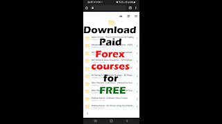 Learn to download Paid Forex courses for free