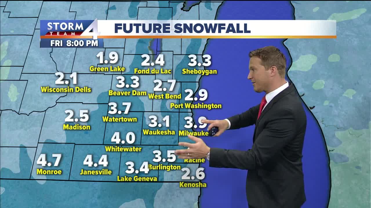 Light snow arrives Thursday, more expected for the weekend