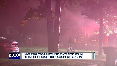 Two dead in fire on Detroit's northwest side