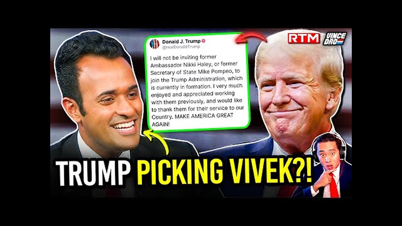 Trump Makes HUGE ANNOUNCEMENT as Vivek Rumors SWIRL for SoS Pick