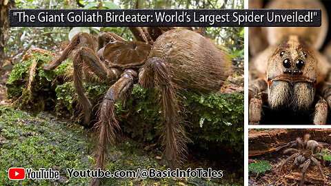 The Giant Goliath Birdeater: World’s Largest Spider Unveiled