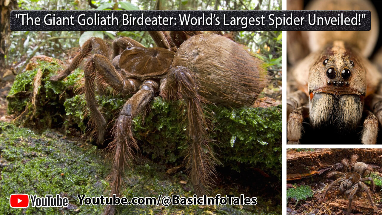 The Giant Goliath Birdeater: World’s Largest Spider Unveiled