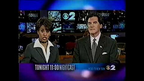 November 26, 2001 - NYC 11PM News Headlines & Bumper for Joel Siegel