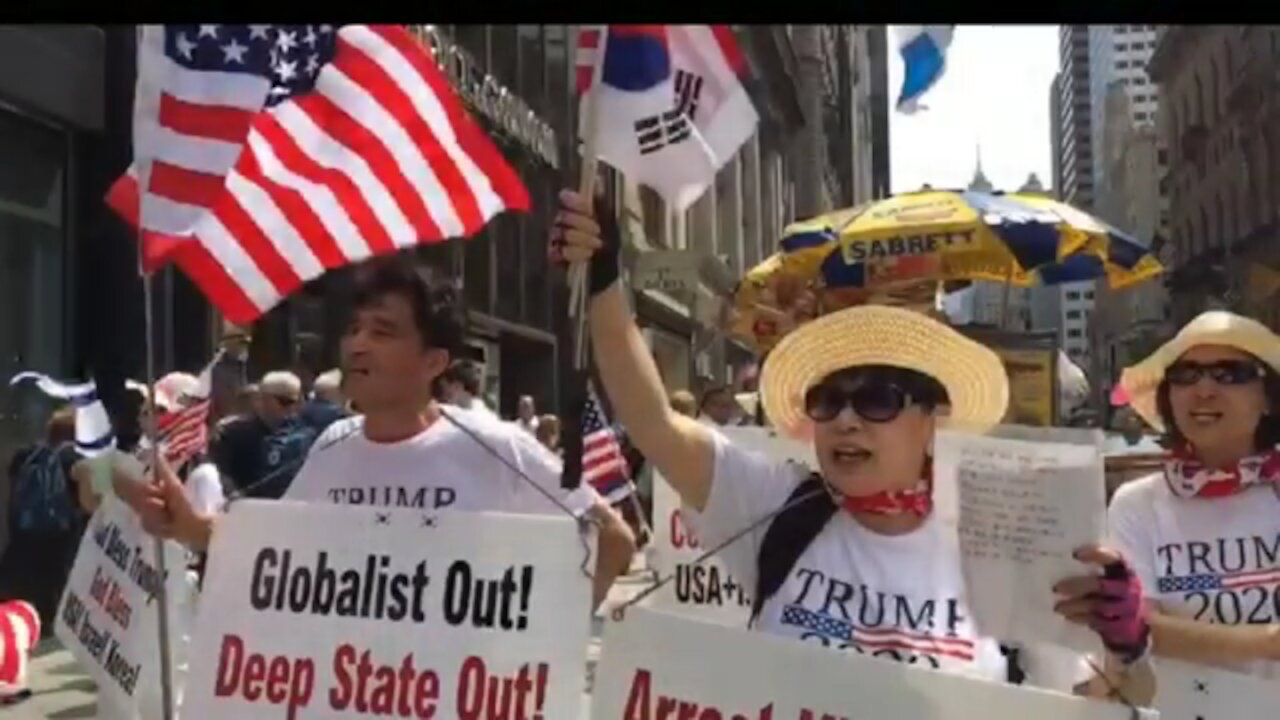 ★Deep State Out! Enemy of USA-Israel-Korea! [태평] 190922 일 [태투 뉴욕 40차-공지] 맨하탄 Trump Tower 56 St/5 Ave