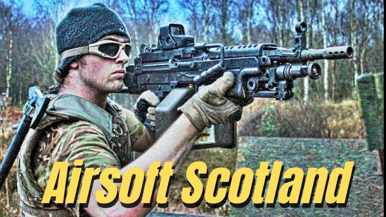 Airsoft M14 EBR, Scar-L, MP9 Scotland HD