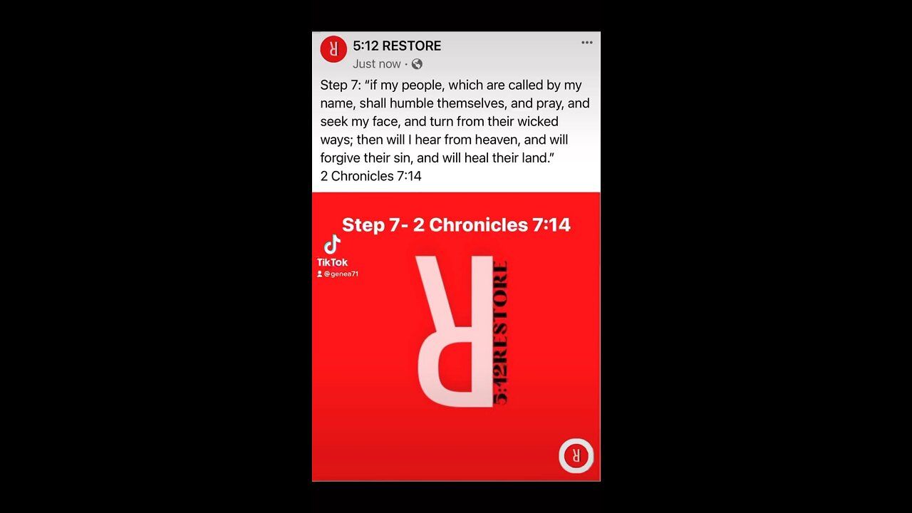 step 7: Recovery has a Name