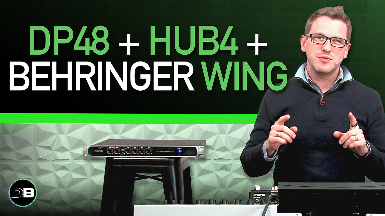 Using the Midas HUB4 + Midas DP48 + Behringer Wing