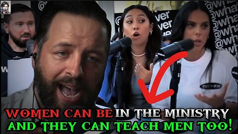 ANDREW😤DEBUNKED Fake Christian Woman Saying SHE Can be clergy and teach men