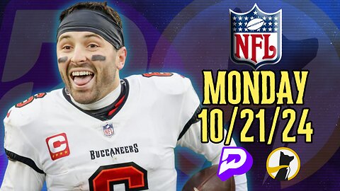 #UNDERDOGFANTASY | #PRIZEPICKS | BEST #NFL PLAYER PROPS FOR MONDAY | 10/21/24 | #FOOTBALL | TODAY