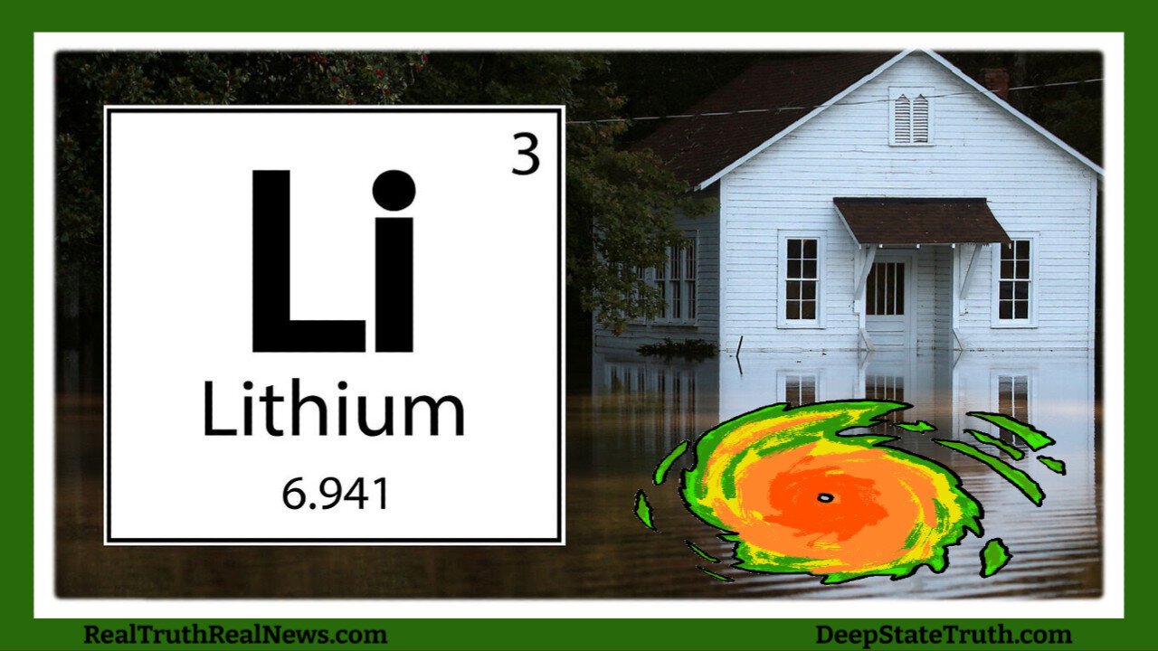 ⚠️⛈️ How to Steer Hurricanes, Flood Homes, and Steal Lithium ✮ The Lithium Rich Mines in North Carolina & the Thieves Who Occupy Govt