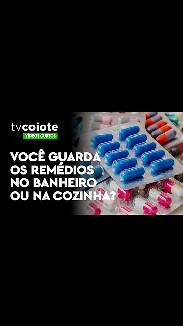 Você guarda seus remédios no banheiro ou na cozinha?