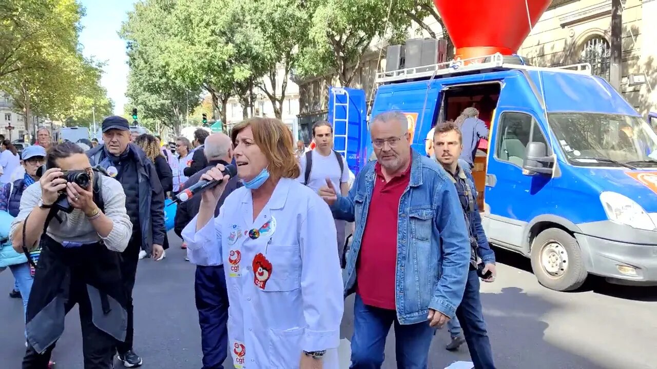 Part.2- Discours parlant... CGT-SANTÉ- Urgence pour la Santé- 22 sept.2022