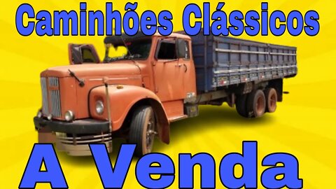 Ep.39 🚚 Caminhões Clássicos à Venda 📉 QRA Oliveira