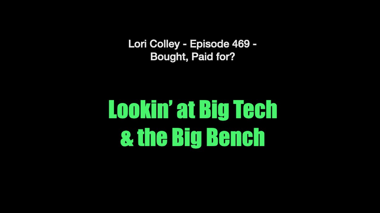 Lori Colley - Episode 469 - Bought, Paid for?