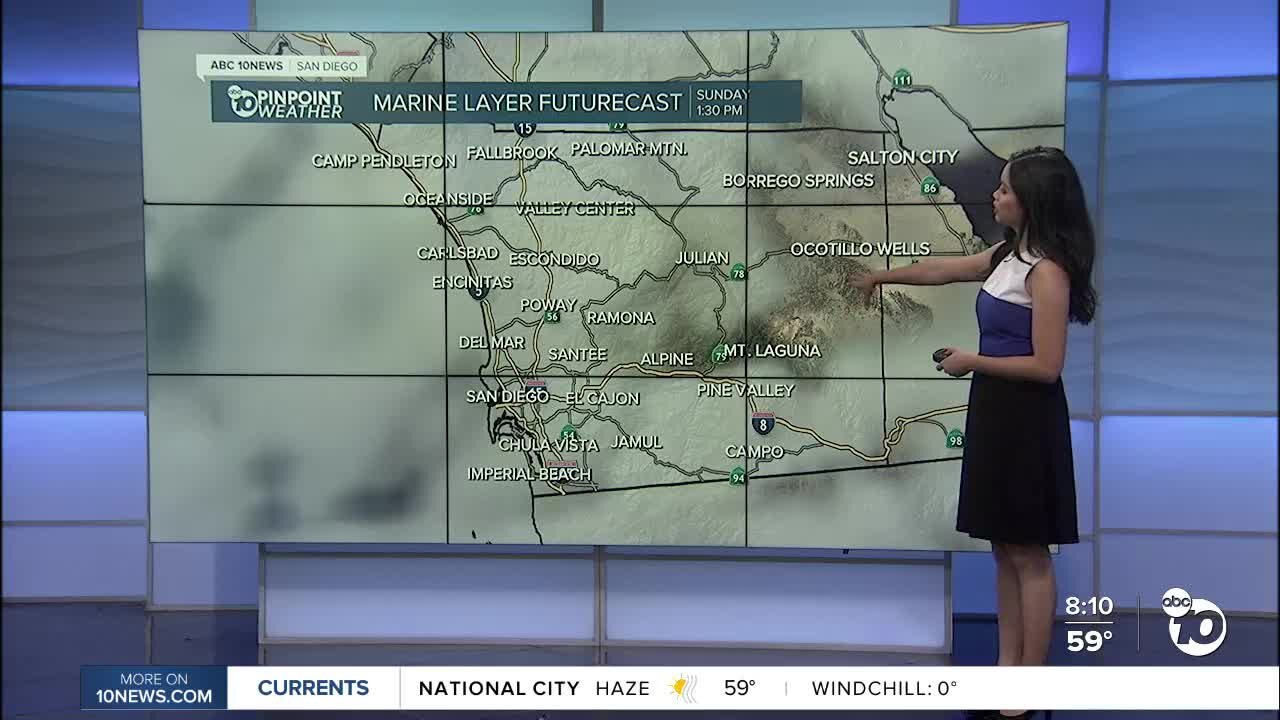 ABC 10News Pinpoint Weather for Sun. Apr. 11, 2021